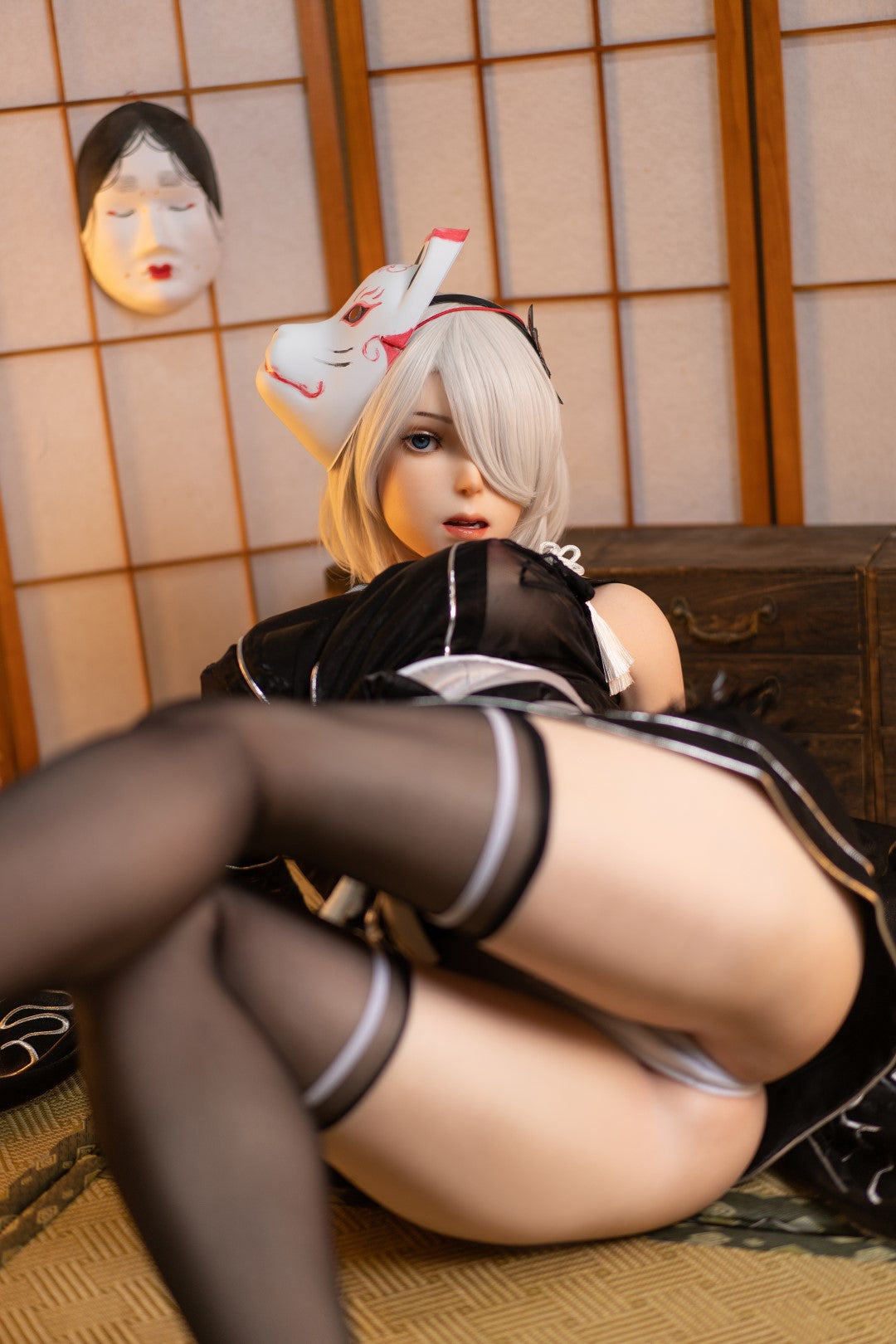 Yorha 2B Sex Doll (Game Lady Σιλικόνη 171cm E-Kupa No.24)