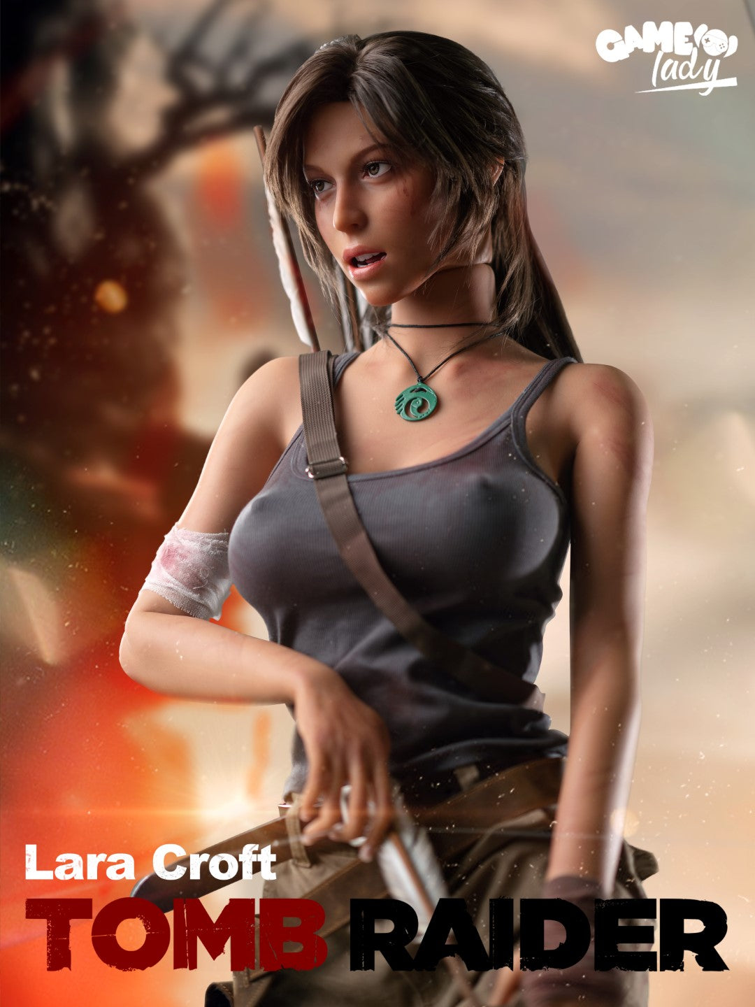 κούκλα σεξ Lara Croft (Game Lady Σιλικόνη 166cm E-Cup No.20)