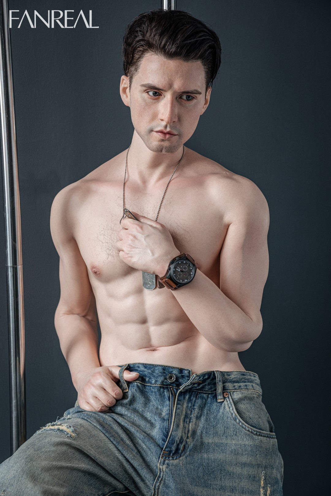 Henry Male Sex Doll (FanReal Doll 173cm σιλικόνη)