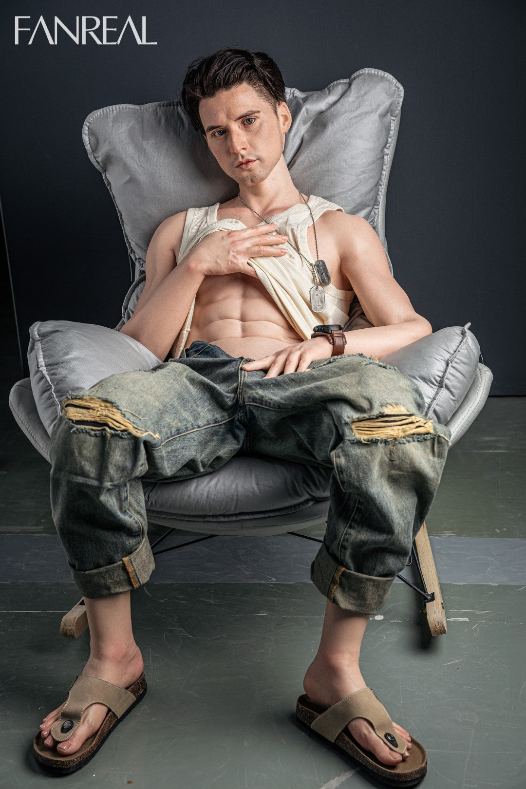 Ανδρική σεξουαλική κούκλα Henry (FanReal Doll 173 cm σιλικόνη)