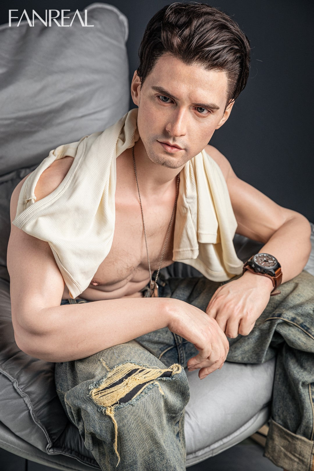 Ανδρική σεξουαλική κούκλα Henry (FanReal Doll 173 cm σιλικόνη)