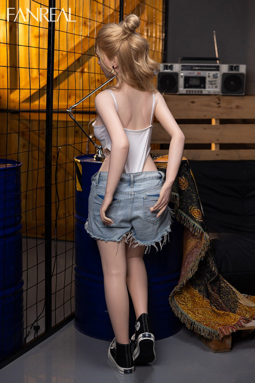 Gina Sex Doll (FanReal Doll 155cm F-Cup RST Σιλικόνη)