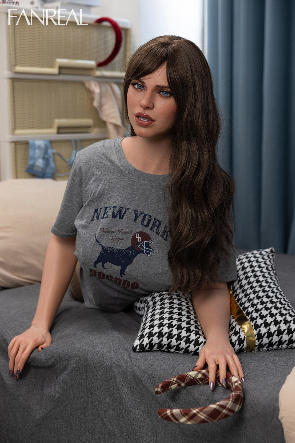 Κούκλα σεξ Τζίνα Κορμός (FanReal Doll Σιλικόνη G-cup 95cm)