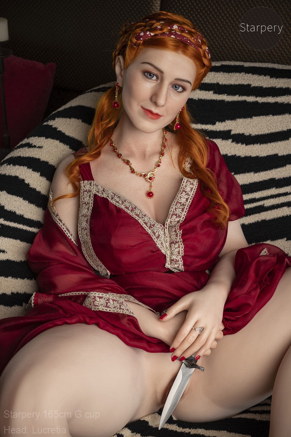 Lucretia Sex doll (Starpery 165cm G-cup TPE+silicone)
