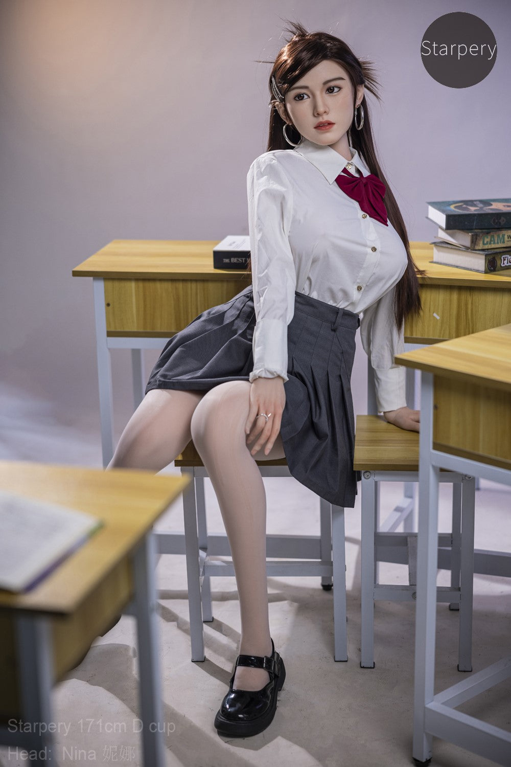 Nina Sex Doll (Starpery 171cm D-Kupa TPE+σιλικόνη)