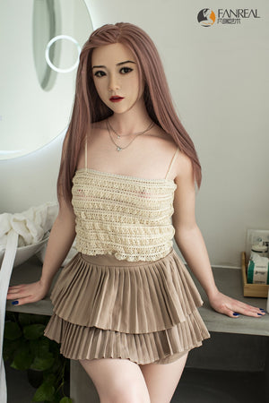 Qian Sex Doll (FanReal Doll 158cm σιλικόνη B-Cup)