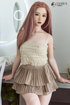 Qian Sex Doll (FanReal Doll 158cm σιλικόνη B-Cup)