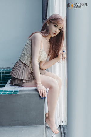 Qian Sex Doll (FanReal Doll 158cm σιλικόνη B-Cup)