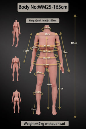 Olind Sex Doll (WM-Doll 165cm D-Kupa #SS182 TPE+σιλικόνη)