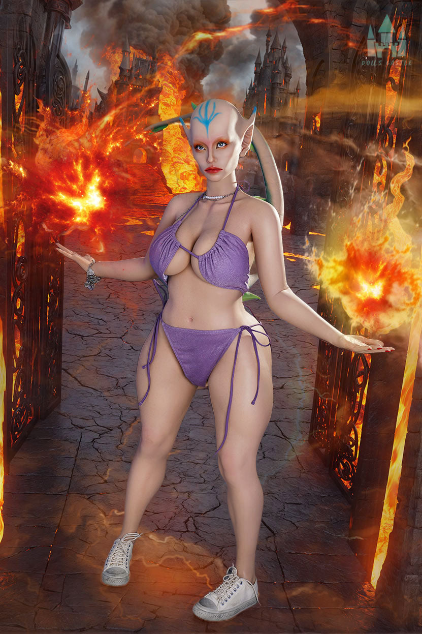 Πανδώρα σεξ κούκλα (Dolls Castle 153cm G-Cup #A135 Σιλικόνη)