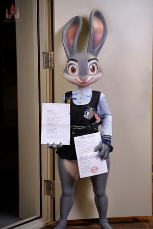 Judy the Rabbit Sex Doll (Dolls Castle 168cm σιλικόνη A-Cup)