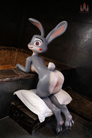 Judy the Rabbit Sex Doll (Dolls Castle 168cm σιλικόνη A-Cup)