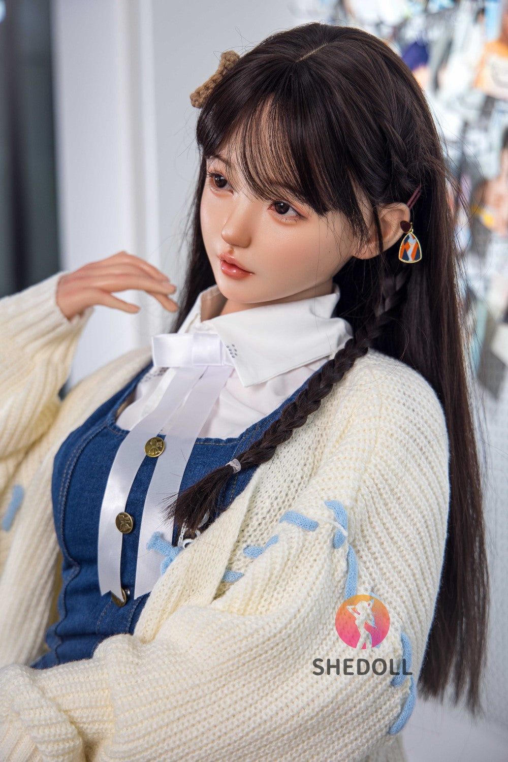 κούκλα σεξ γιουάν (SHEDOLL 150cm B-Cup #SH054 Σιλικόνη)