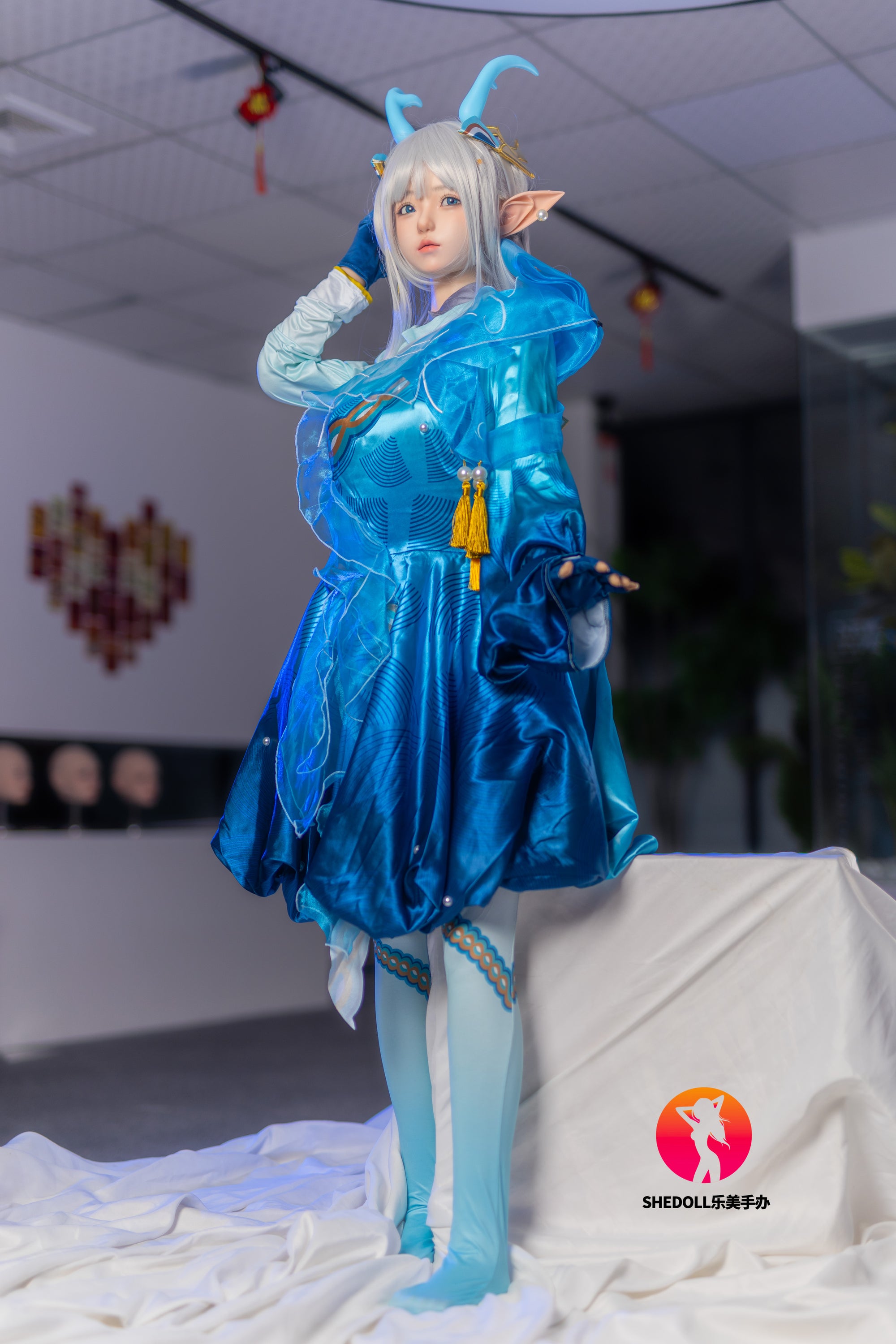 Aileen Sex Doll (SHEDOLL 148cm D-Cup #SH087 2.0 σιλικόνη)