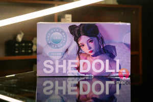 Ρεαλιστικό αυνανιστή (SHEDOLL #Sh160 σιλικόνη & tpe)
