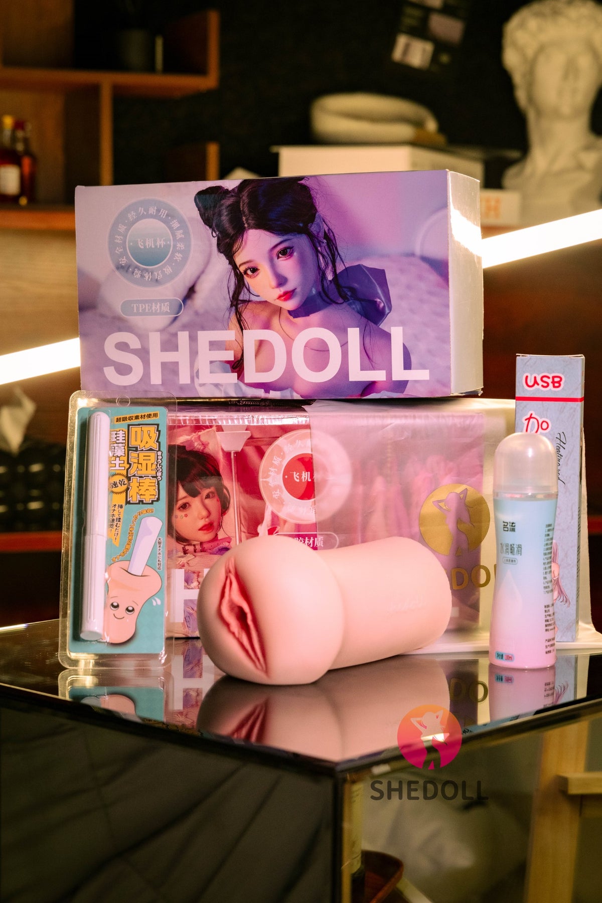 Ρεαλιστικός Αυνανιστής (SHEDOLL #SH160 Σιλικόνη & TPE)