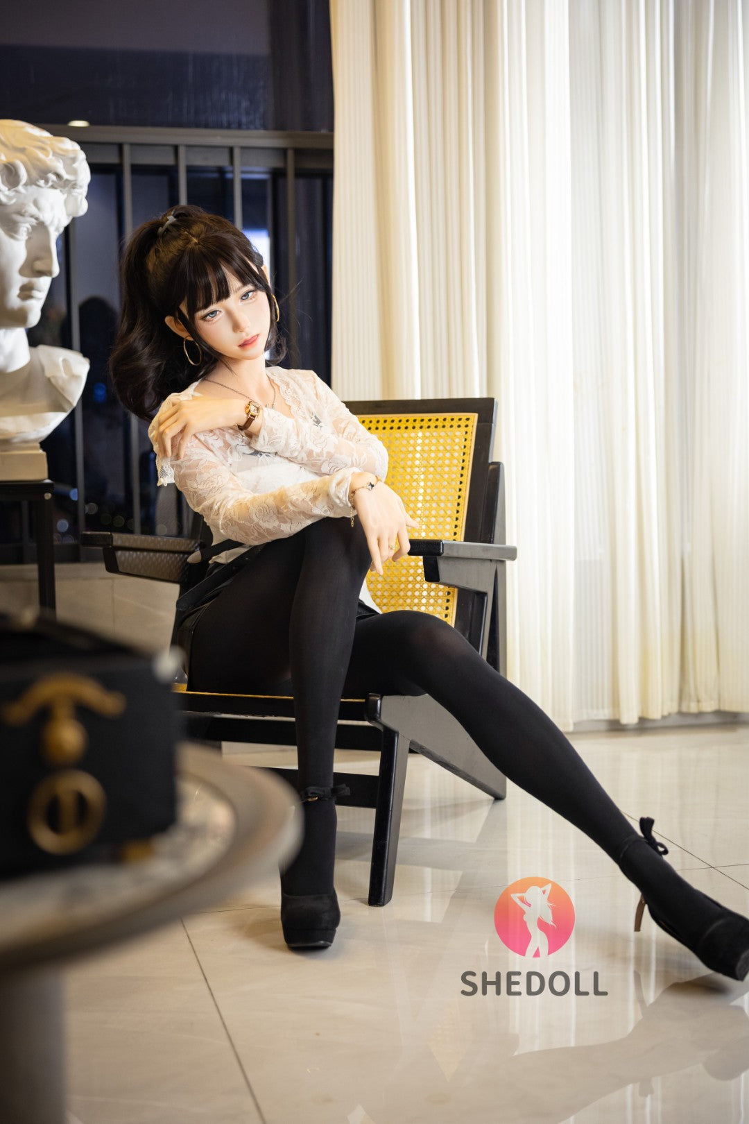 Lina Sex Doll (SHEDOLL 152 cm A-Cup #SH202 2.0 Σιλικόνη)