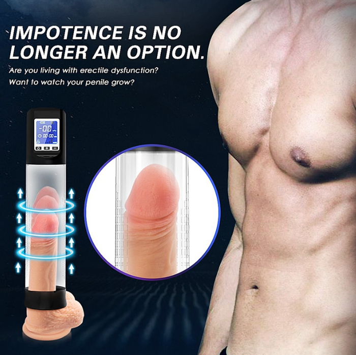 Αντλία πέους με κενό & δόνηση