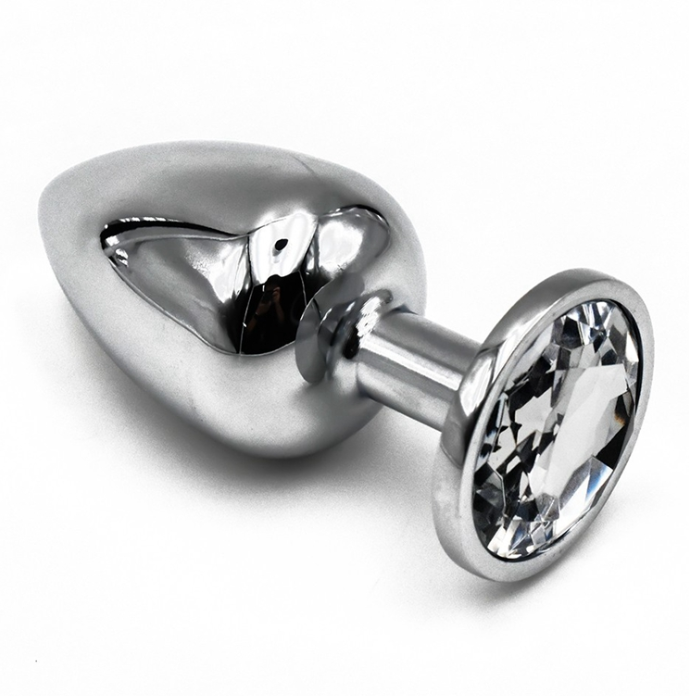 Butt plug in aluminum - set with 4 sizes