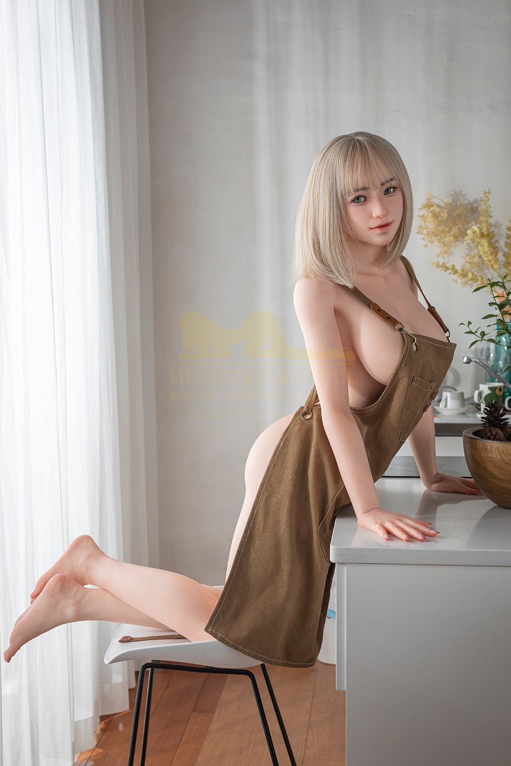 Sylvia Sex Doll (Irontech Doll 159cm G-Cup S43 σιλικόνη)