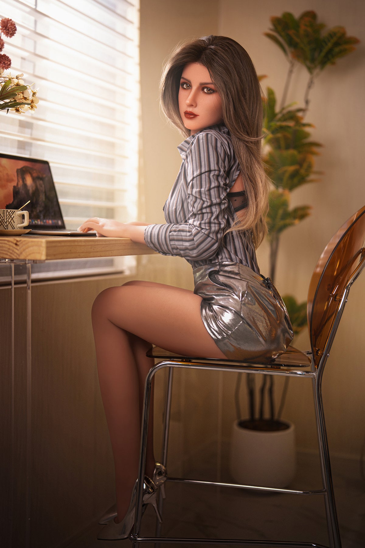 Adeline Sexdocka (SY-Doll 166 cm C-kupa TPE+Silikon)
