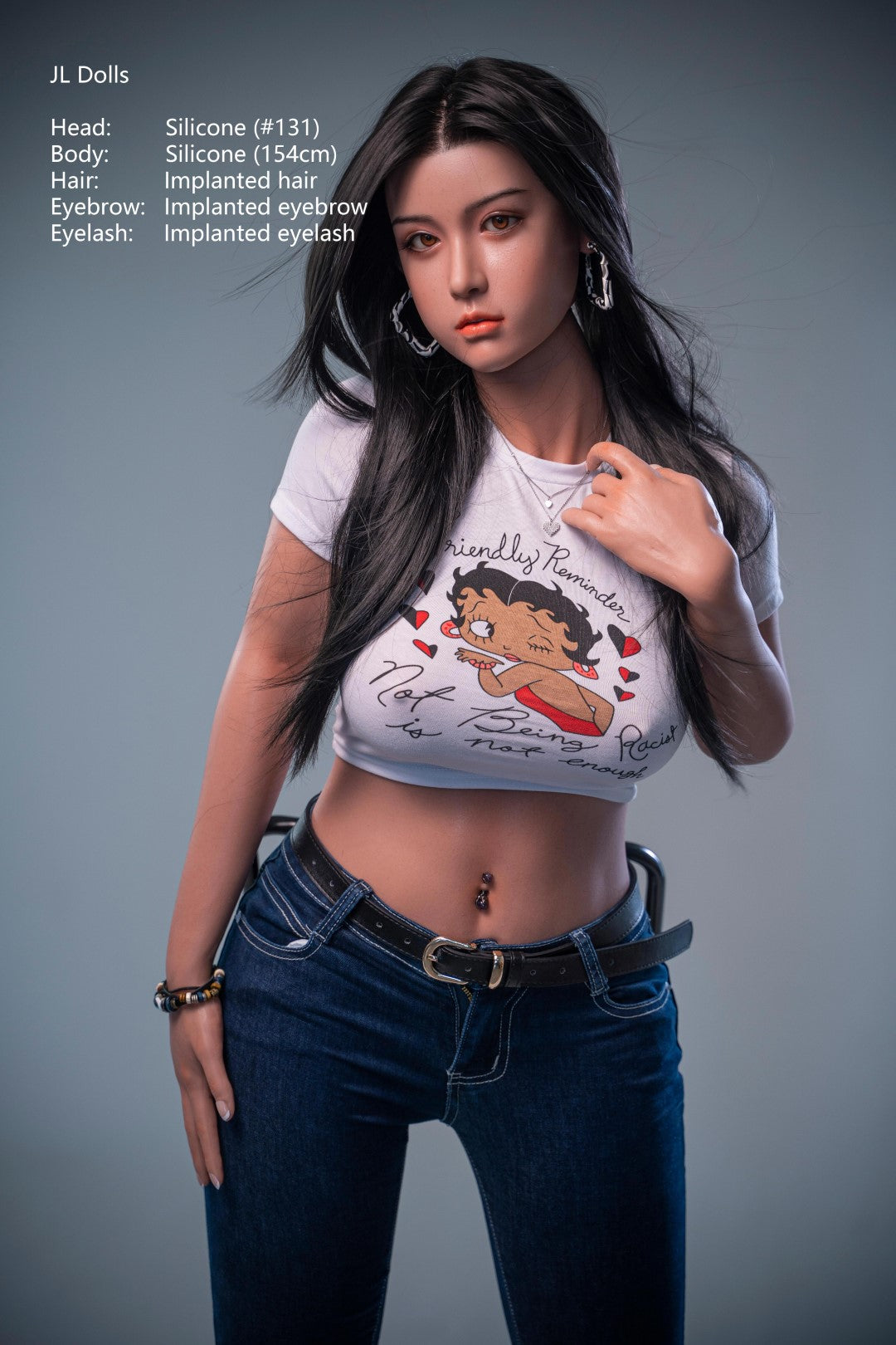 Ρόζι σεξ κούκλα (Jarliet Σιλικόνη C-Cup 154 ​​cm)