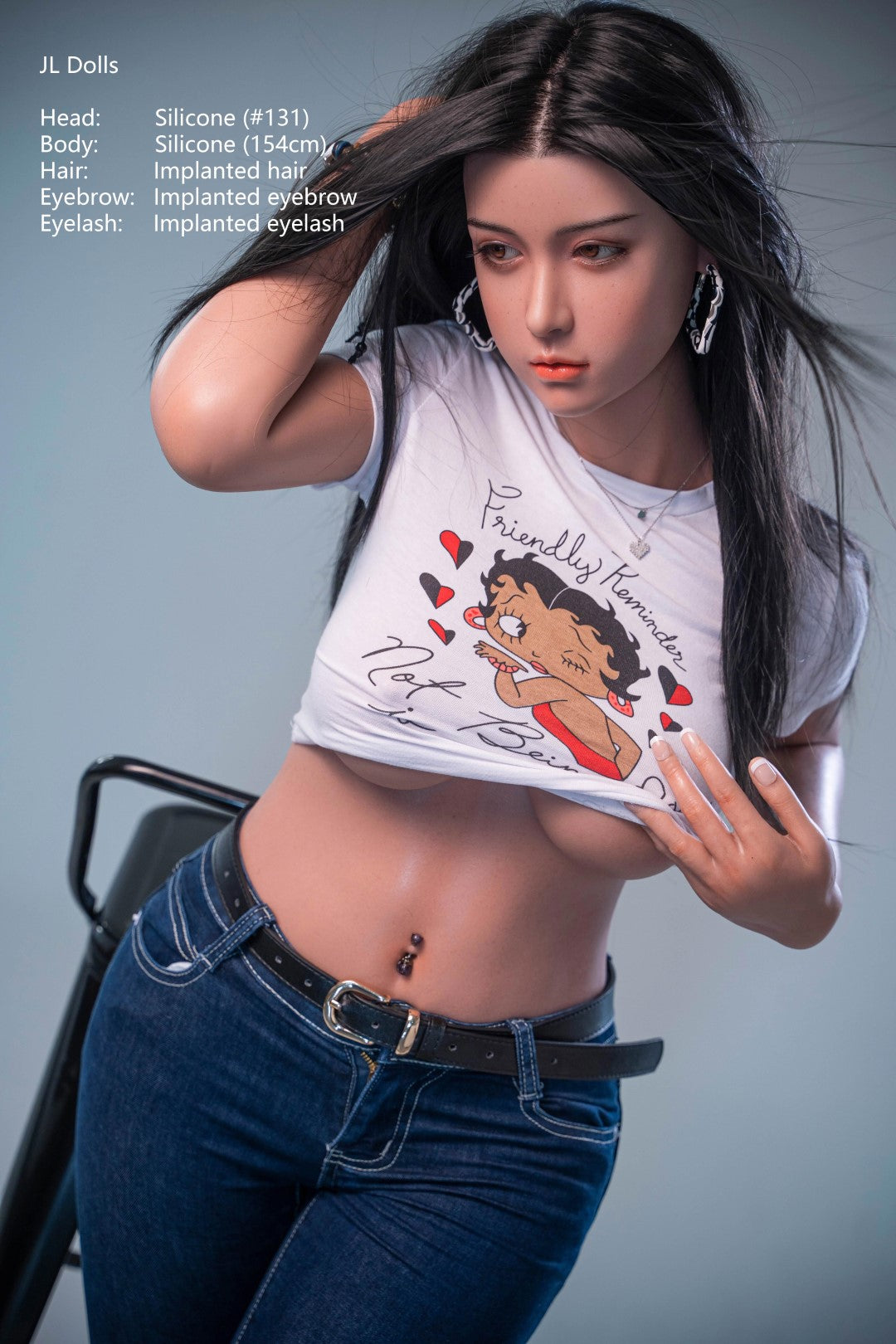 Ρόζι σεξ κούκλα (Jarliet Σιλικόνη C-Cup 154 ​​cm)