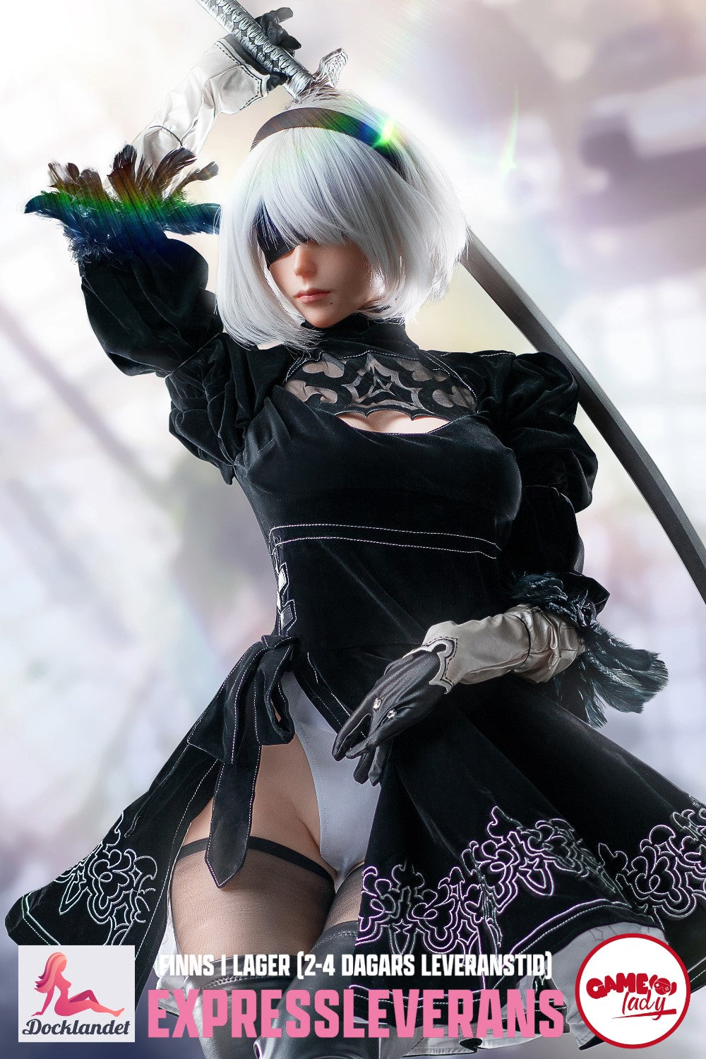 Yorha 2B Sex Doll (Game Lady Σιλικόνη 171 εκ. E-Cup No.18) EXPRESS