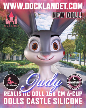 Judy the Rabbit Sex Doll (Dolls Castle 168cm σιλικόνη A-Cup)