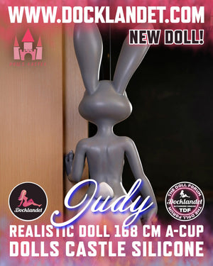 Judy the Rabbit Sex Doll (Dolls Castle 168cm σιλικόνη A-Cup)