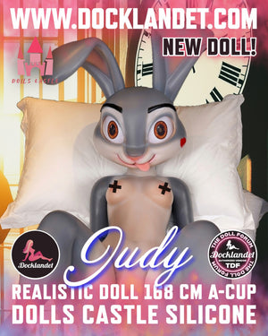Judy the Rabbit Sex Doll (Dolls Castle 168cm σιλικόνη A-Cup)