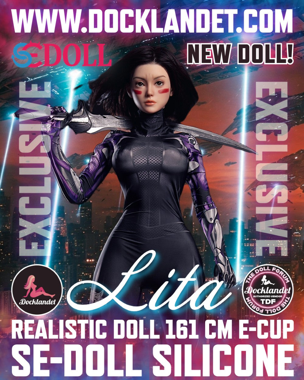 Lita.A "Alita" σεξ κούκλα (SEDoll 161cm E-Cup #149SC Silicone Pro)