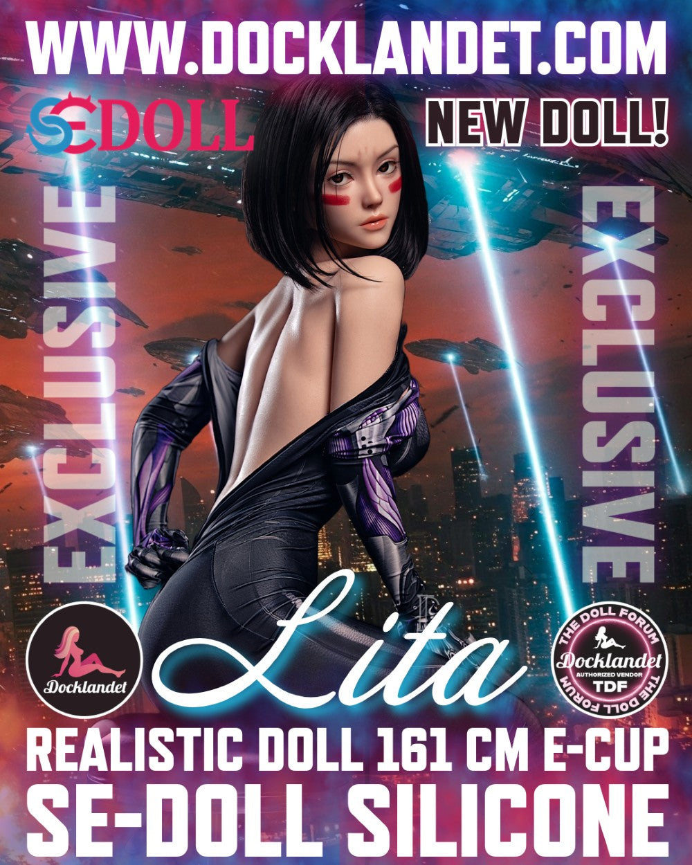 Lita.A "Alita" σεξ κούκλα (SEDoll 161cm E-Cup #149SC Silicone Pro)