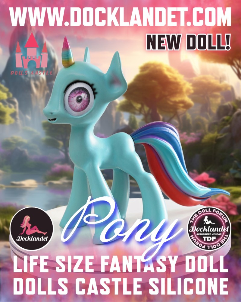 Ponies Sex doll (Dolls Castle 46 cm silicone)