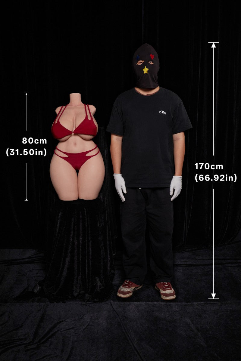 BBW Κούκλα σεξ κορμού (Climax Doll ULW 80cm K-Cup Σιλικόνη)