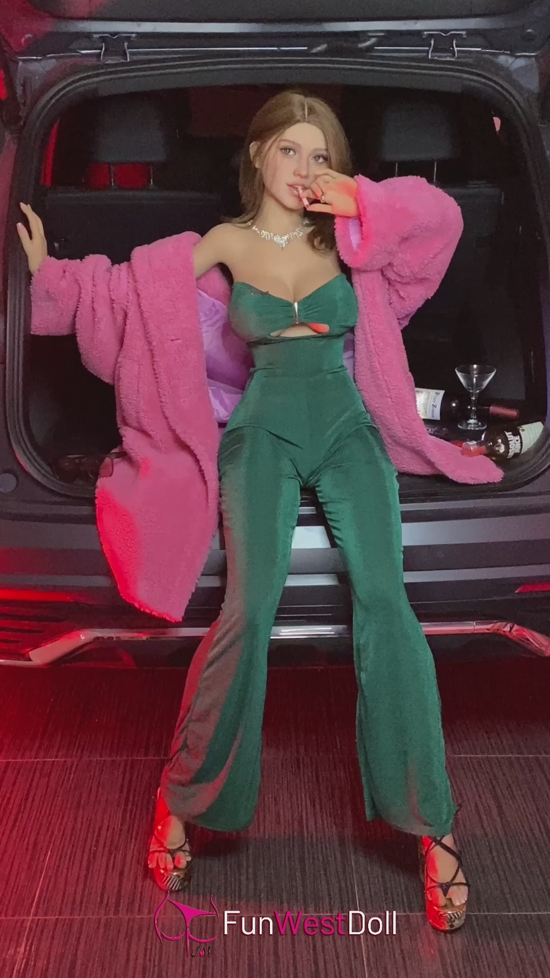 Τριαντάφυλλο σεξ κούκλα (FunWest Doll 155cm F-Cup #043 TPE)