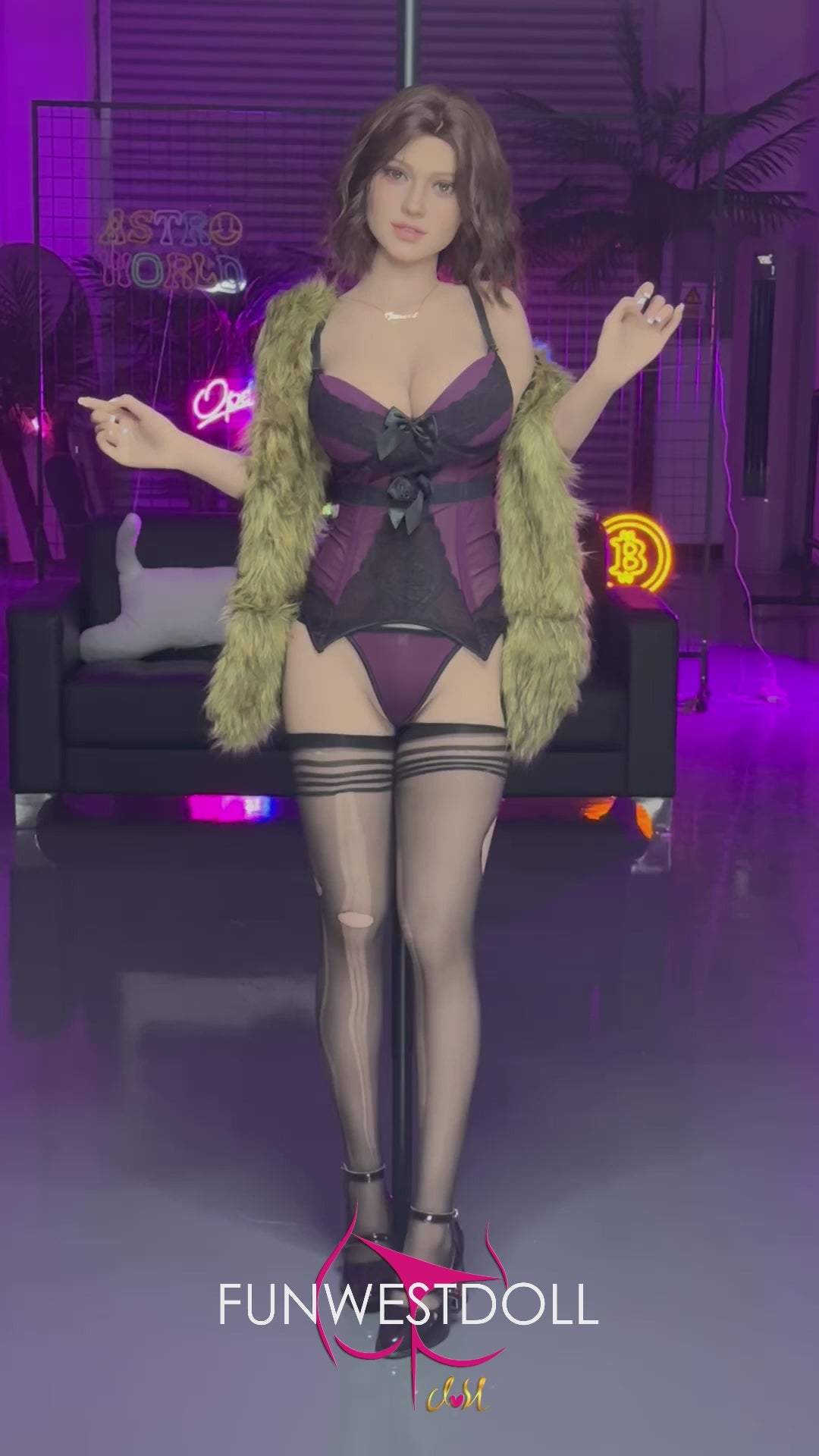 Τριαντάφυλλο σεξ κούκλα (FunWest Doll 162 cm F-Cup #043 TPE)