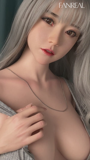 Qian Sex Doll (FanReal Doll 159cm σιλικόνη F-Cup)