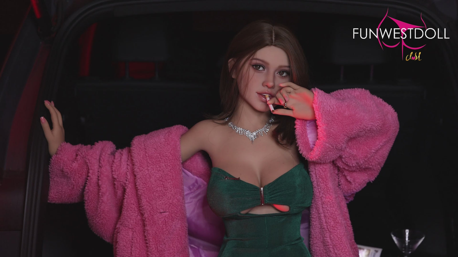 Τριαντάφυλλο σεξ κούκλα (FunWest Doll 155cm F-Cup #043 TPE)
