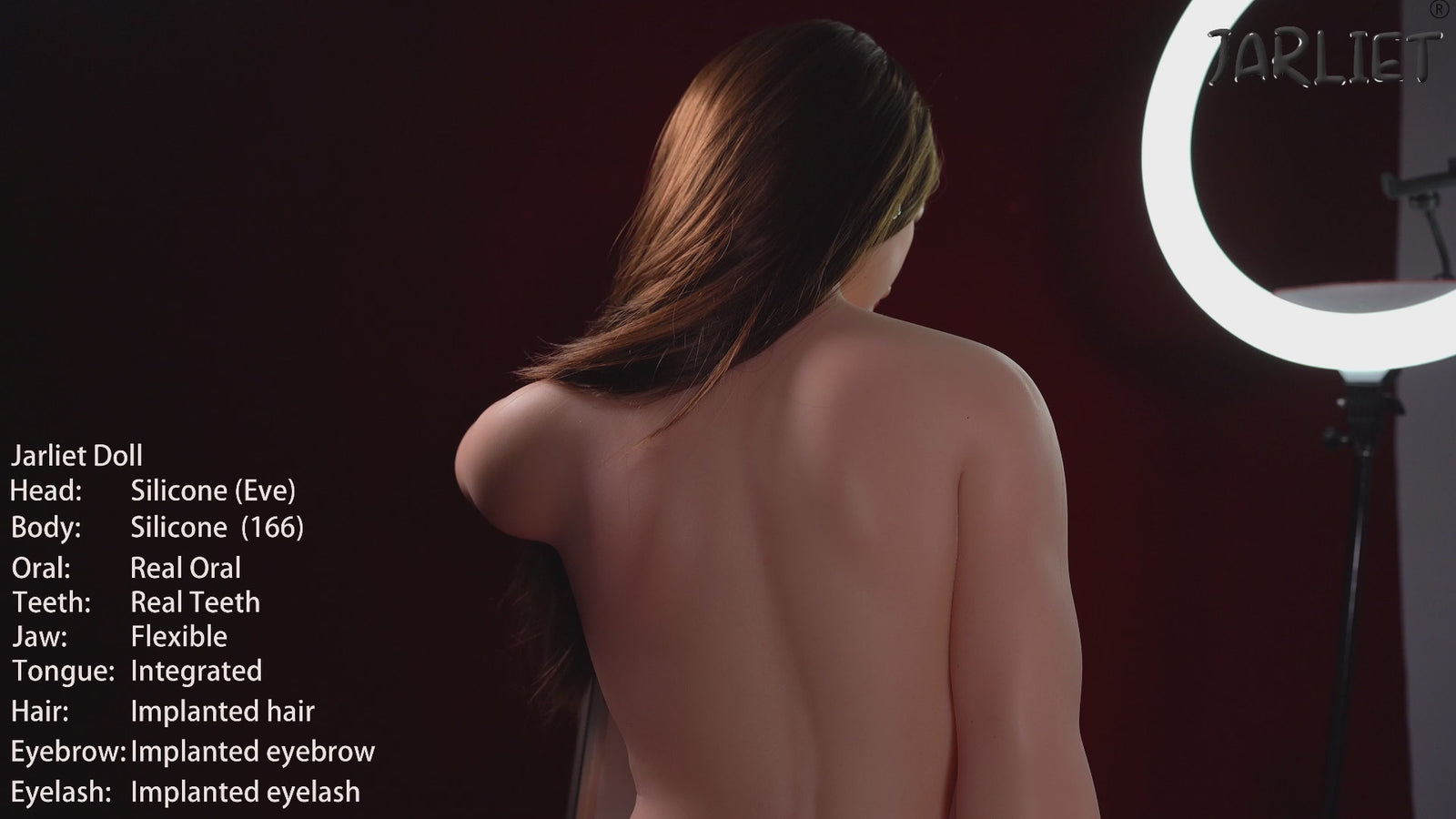 Κούκλα σεξ παραμονής (Jarliet Σιλικόνη E-Cup 163 cm)