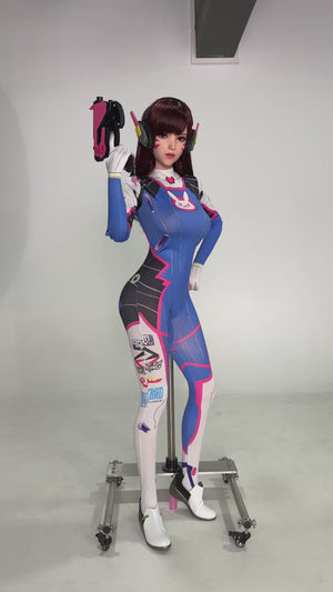 D.Va Hana Song Sex Doll (Game Lady 167cm D-Kupa Νο.23 σιλικόνη)