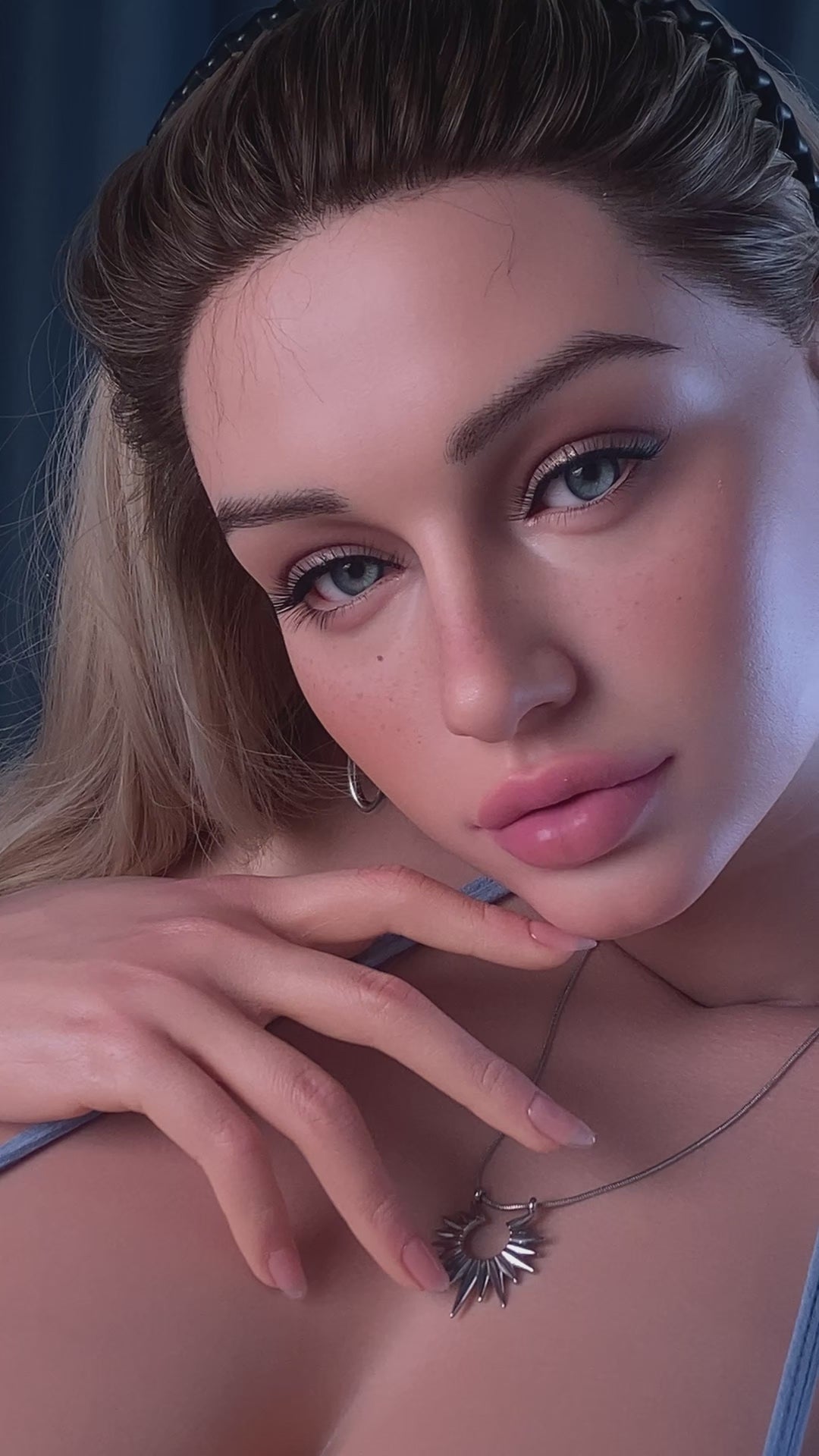 Lila Sexdocka (FanReal Doll 166cm J-kupa Uni RST Silikon)