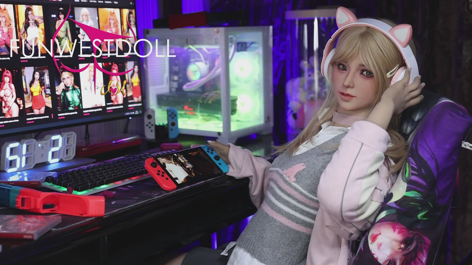 Κούκλα σεξ Αλίκης (FunWest Doll 159cm A-Cup #038 TPE)