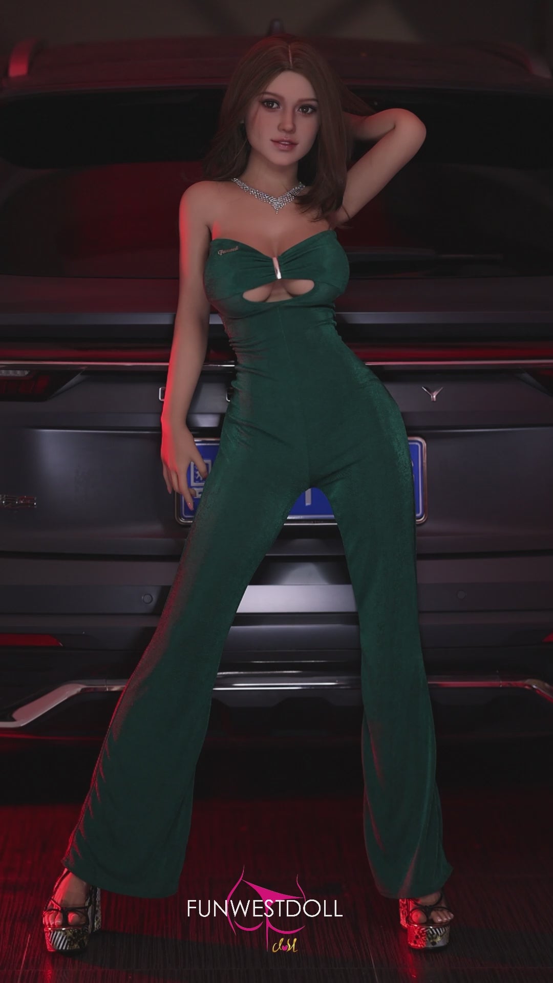 Τριαντάφυλλο σεξ κούκλα (FunWest Doll 155cm F-Cup #043 TPE)