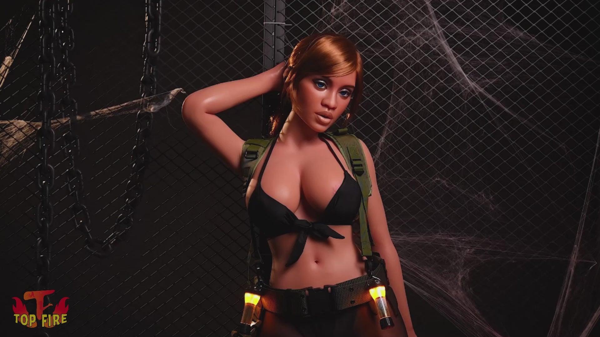 Hedy Sex Doll (Top Fire Doll 163cm G-Cup T04 σιλικόνη)