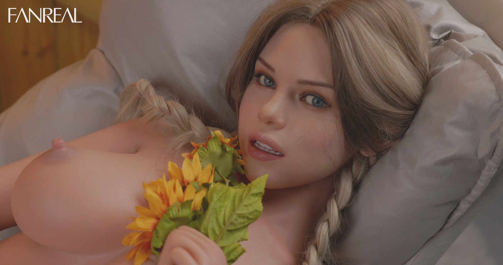 Carlee Torso Sex Doll (FanReal Doll Σιλικόνη 109cm F-Cup)