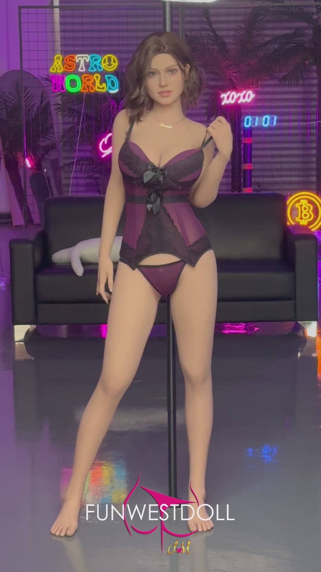 Τριαντάφυλλο σεξ κούκλα (FunWest Doll 162 cm F-Cup #043 TPE)