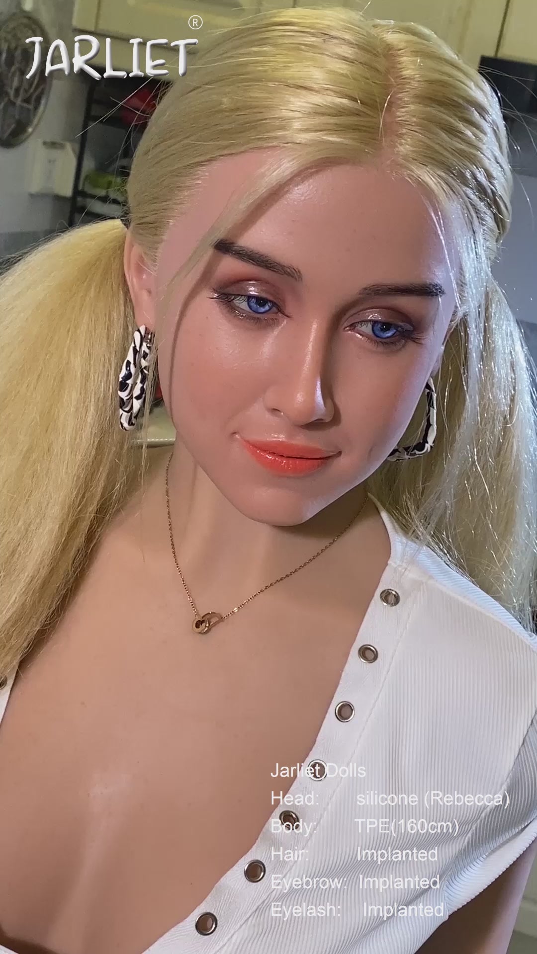 Ρεβέκκα σεξ κούκλα (Jarliet 160cm D-Cup TPE+Σιλικόνη)