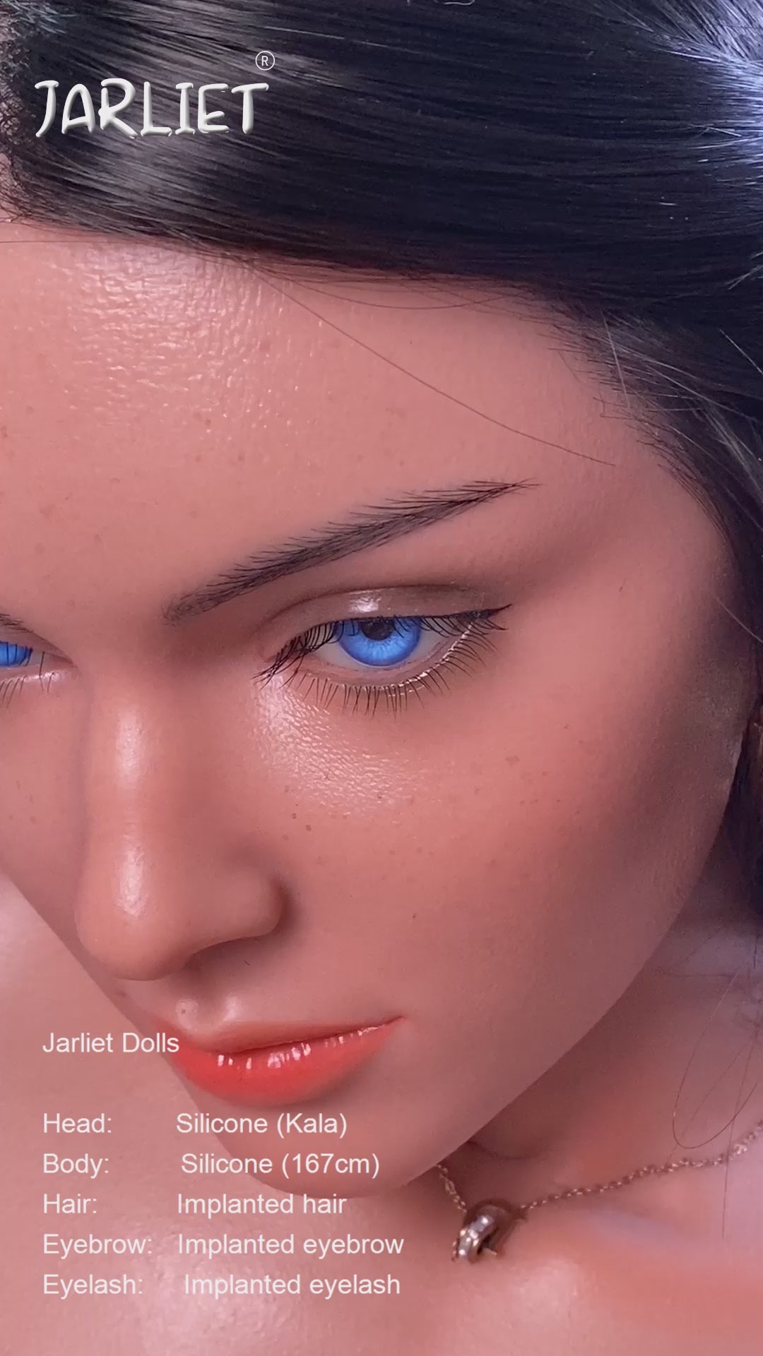 Φαλακρή κούκλα σεξ (Jarliet Σιλικόνη B-Cup 167 cm)