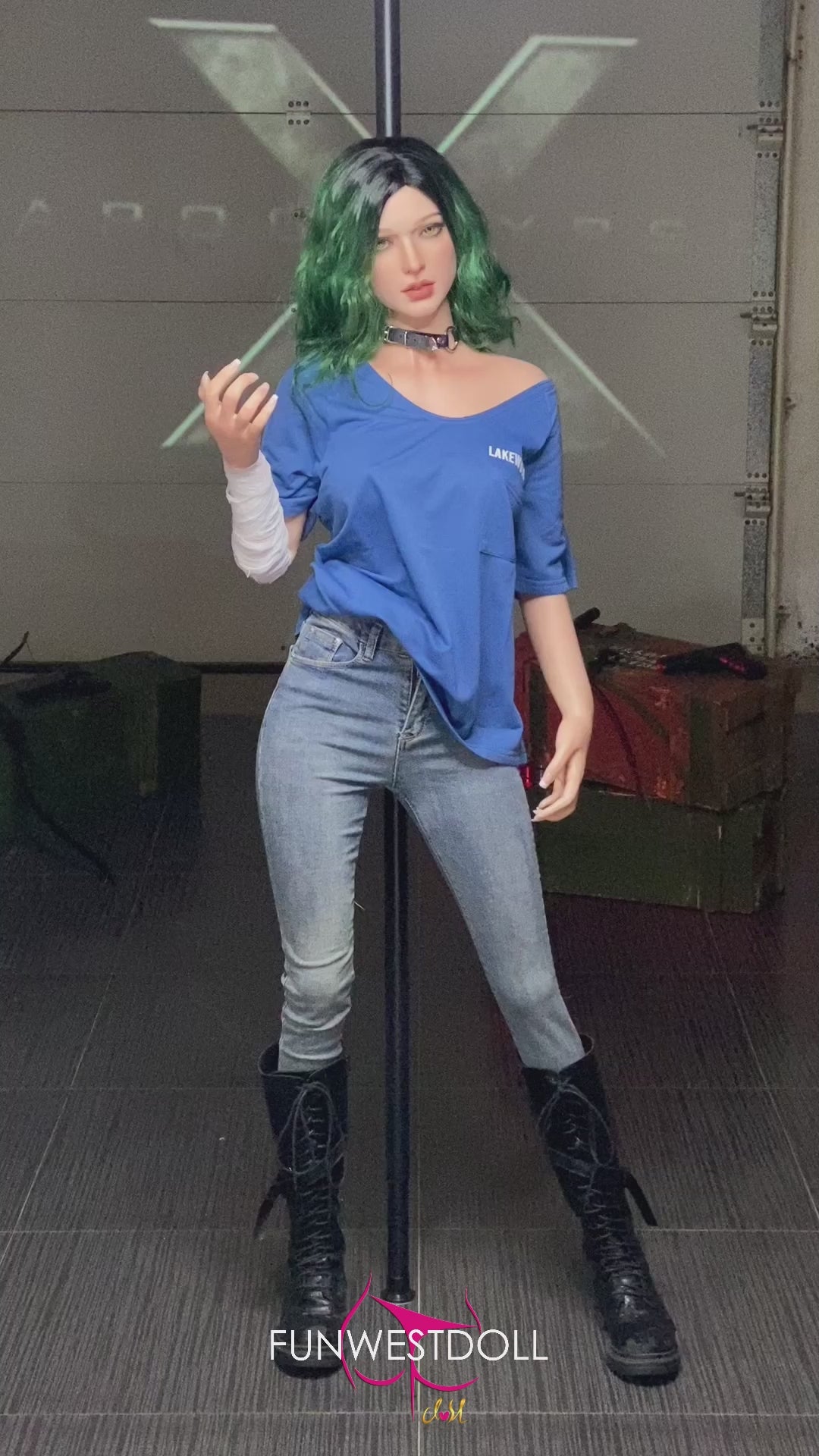 Alexa Sex Doll (FunWest Doll 157cm D-Cup #045S σιλικόνη)